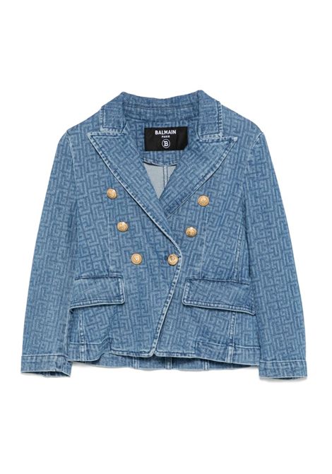 Giubbino con stampa BALMAIN KIDS | BW2A34 Z2867610